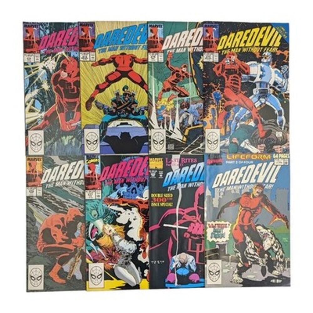 Daredevil Comic Book Lot 8 Issues 272 273 274 275 276 277 300 Annual 6 Marvel
